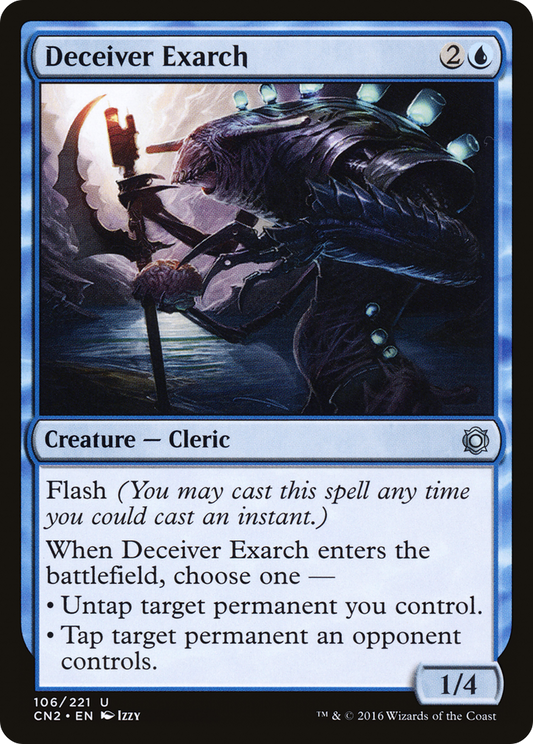 Deceiver Exarch (106) Foil - Conspiracy: Take the Crown
