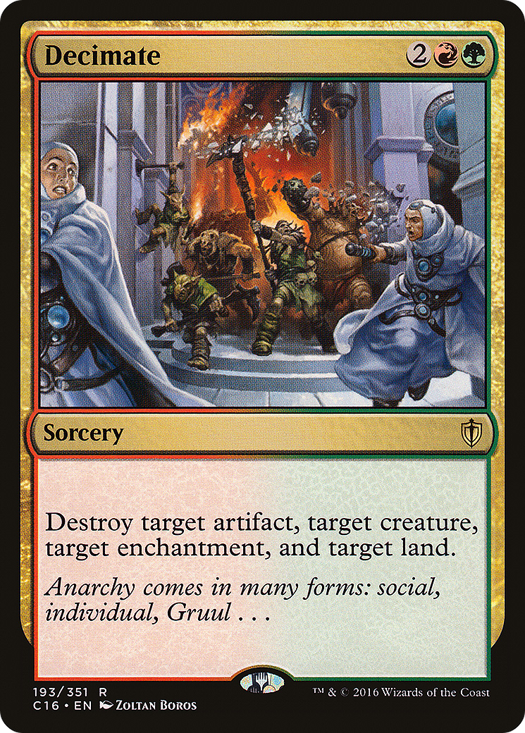 Decimate (193) - Commander 2016