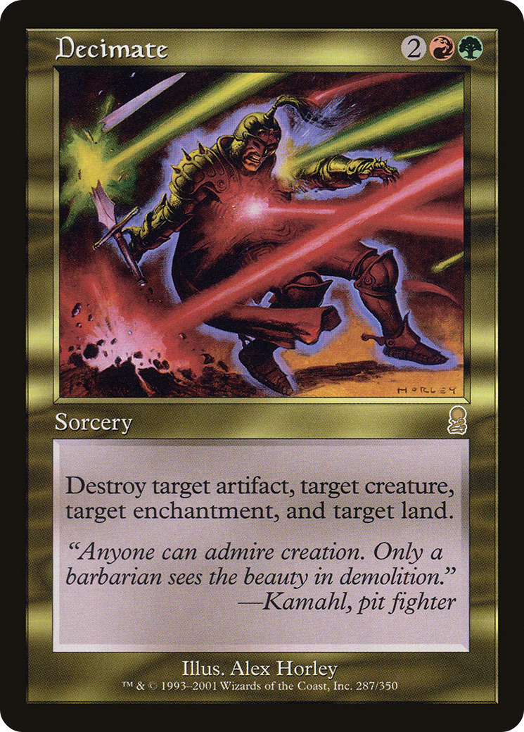 Decimate (287) Foil - Odyssey