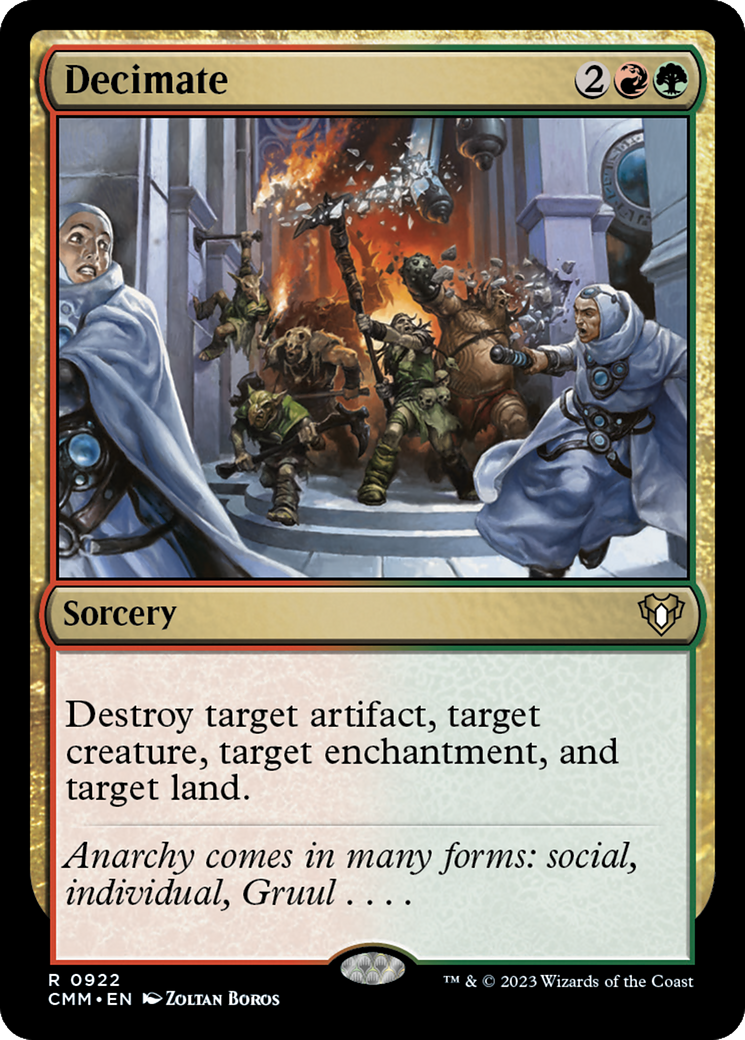 Decimate (922) - Commander Masters