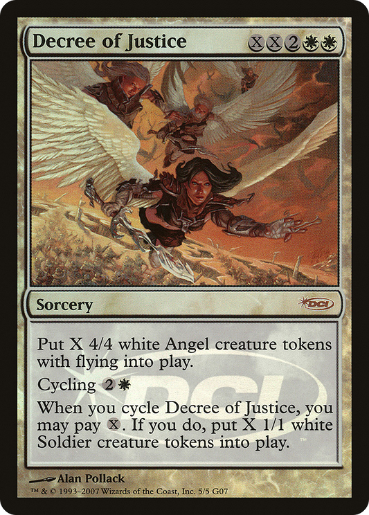 Decree of Justice (005) Foil - Judge Gift Cards 2007