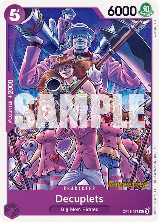 Decuplets (OP11-078) Release Event Cards
