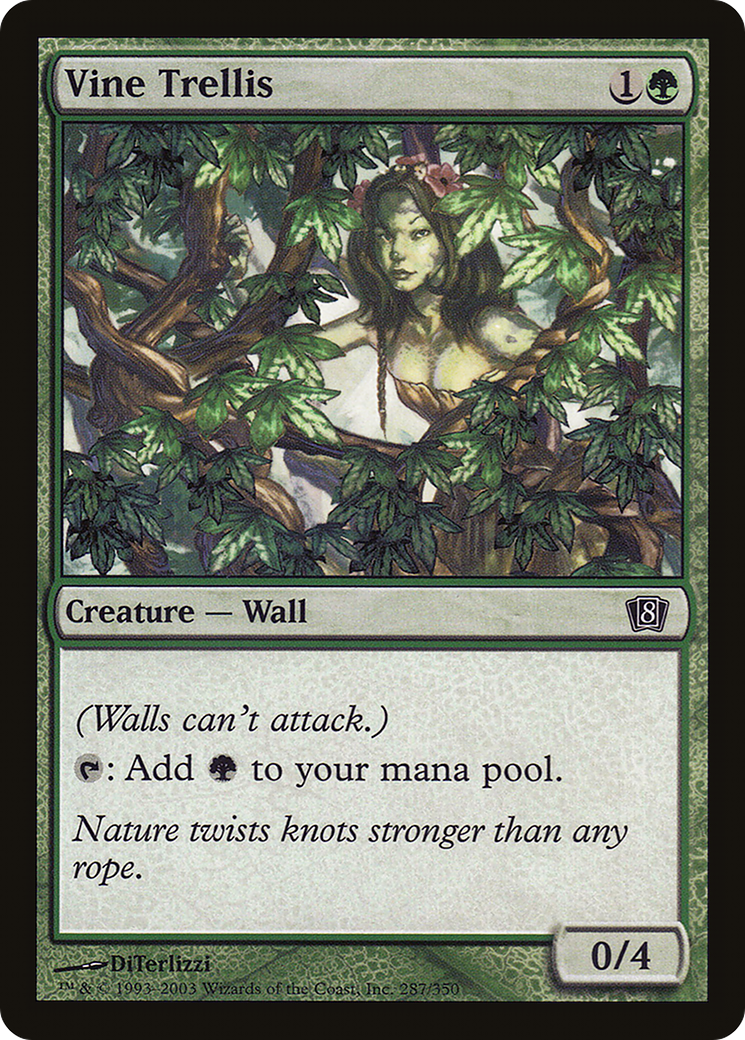 Vine Trellis (287) Foil - Eighth Edition
