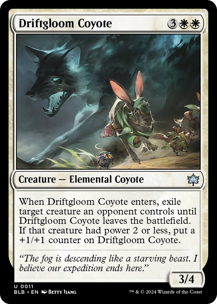 Driftgloom Coyote [Bloomburrow] | Silver Goblin