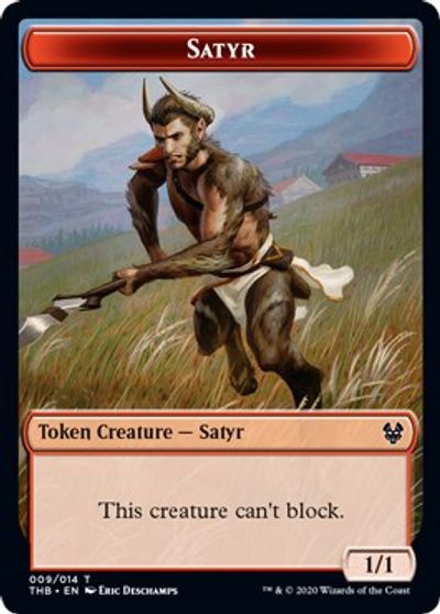 Satyr // Goblin Construct Double-Sided Token [Challenger Decks 2021 Tokens] | Silver Goblin