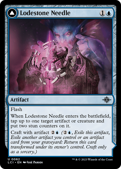 Lodestone Needle // Guidestone Compass [The Lost Caverns of Ixalan] Foil