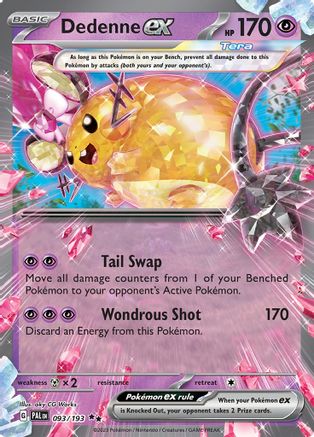 Dedenne ex (93) Holofoil - Paldea Evolved