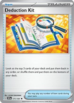 Deduction Kit (171) Reverse Holofoil - Surging Sparks