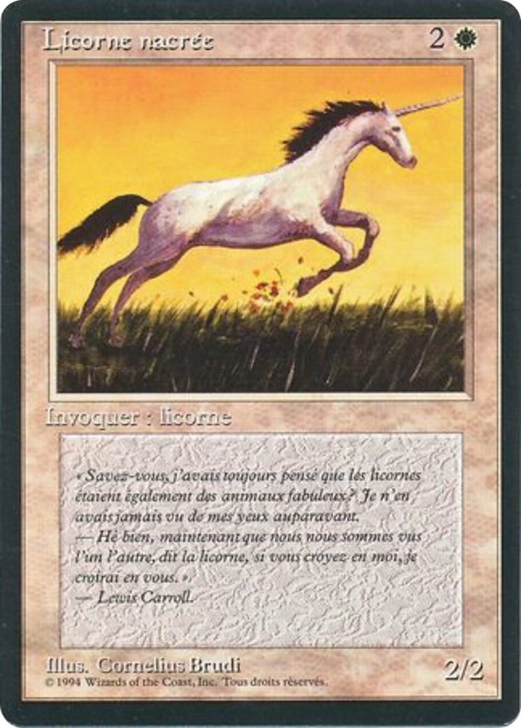 Pearled Unicorn [Foreign Black Border]