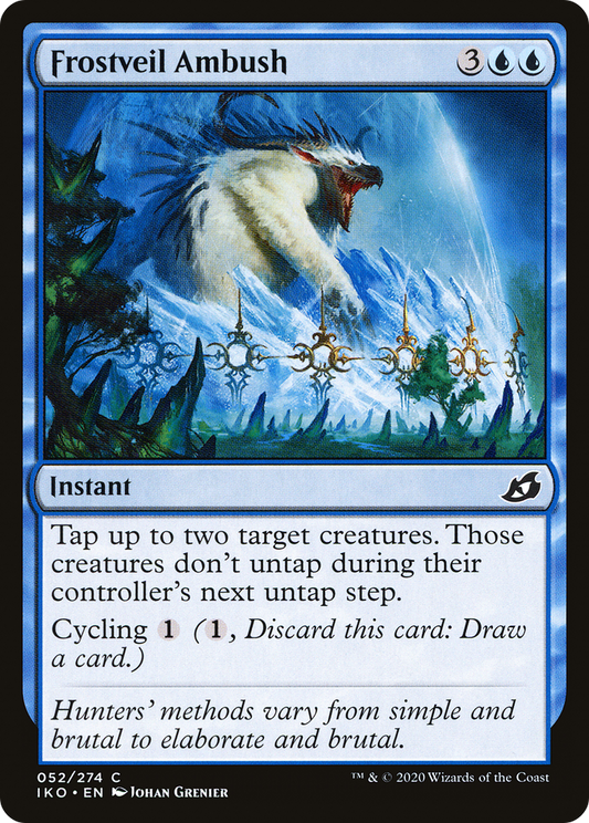 Frostveil Ambush [Ikoria: Lair of Behemoths] Foil