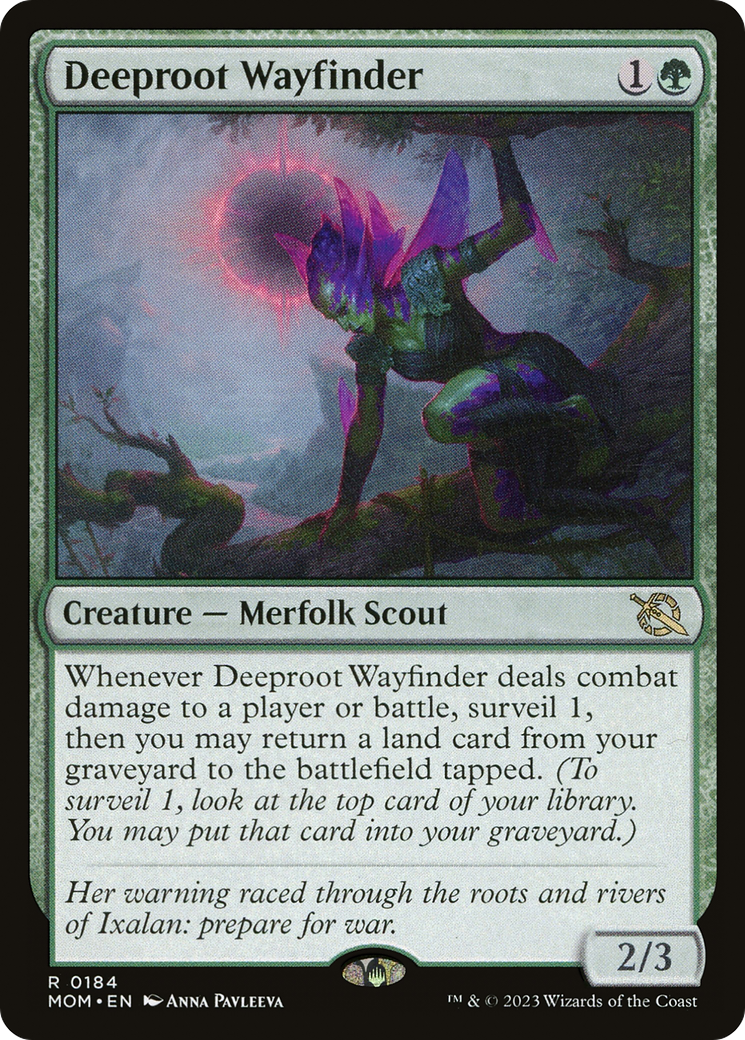 Deeproot Wayfinder (184) - March of the Machine Foil