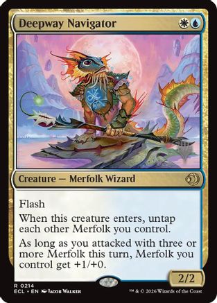 Deepway Navigator (Promo Pack) (214) Foil - Lorwyn Eclipsed