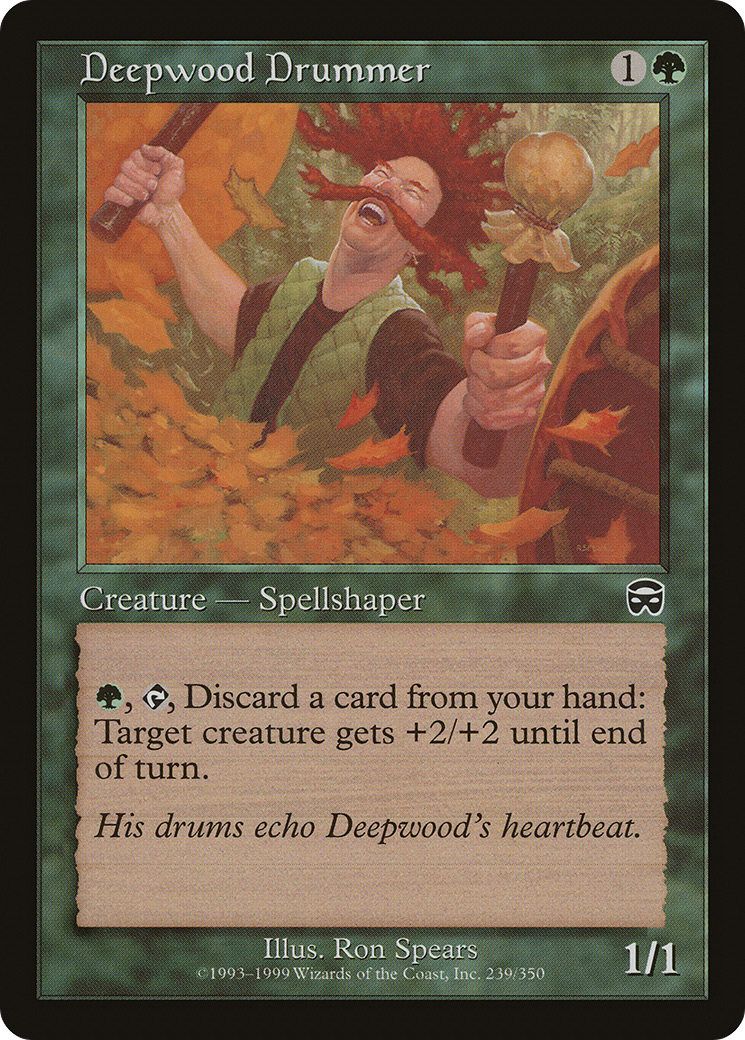 Deepwood Drummer (239) Foil - Mercadian Masques