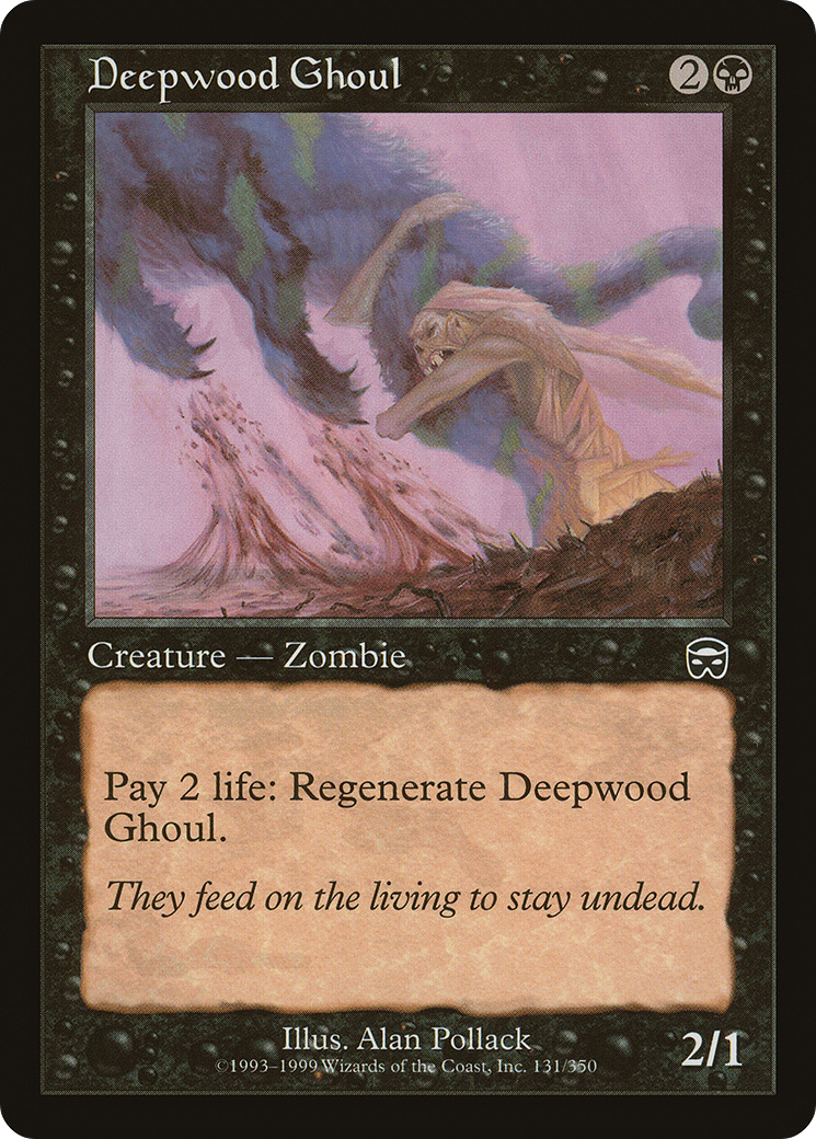 Deepwood Ghoul (131) - Mercadian Masques