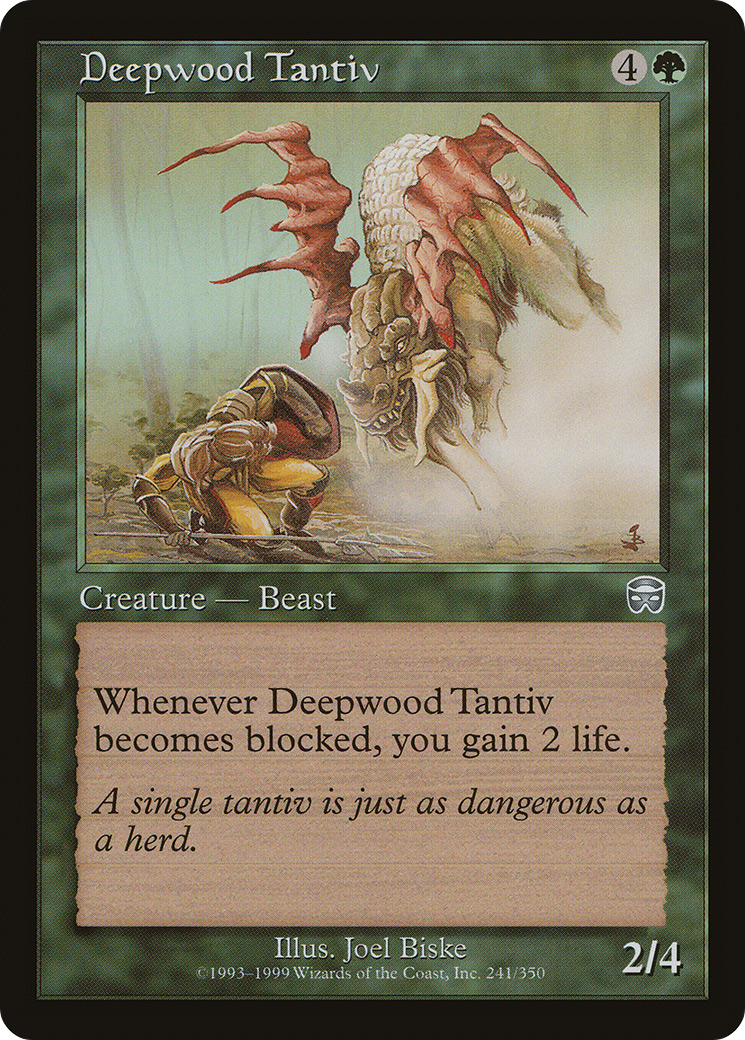 Deepwood Tantiv (241) Foil - Mercadian Masques