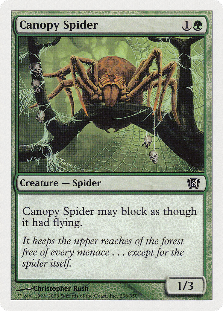 Canopy Spider (236) Foil - Eighth Edition