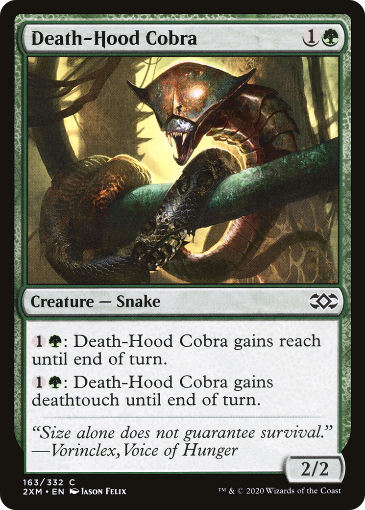 Death-Hood Cobra [Double Masters] Foil