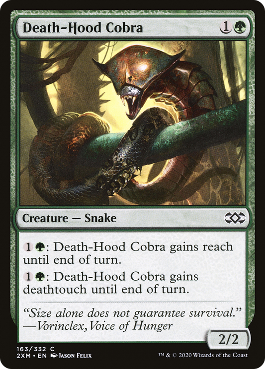 Death-Hood Cobra [Double Masters] Foil