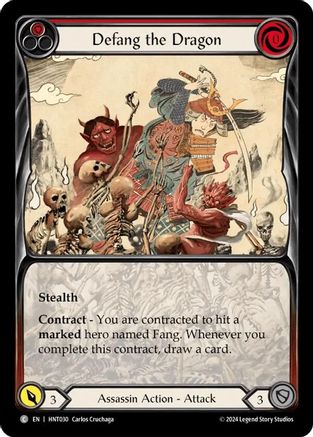 Defang the Dragon (HNT030) Rainbow Foil - The Hunted
