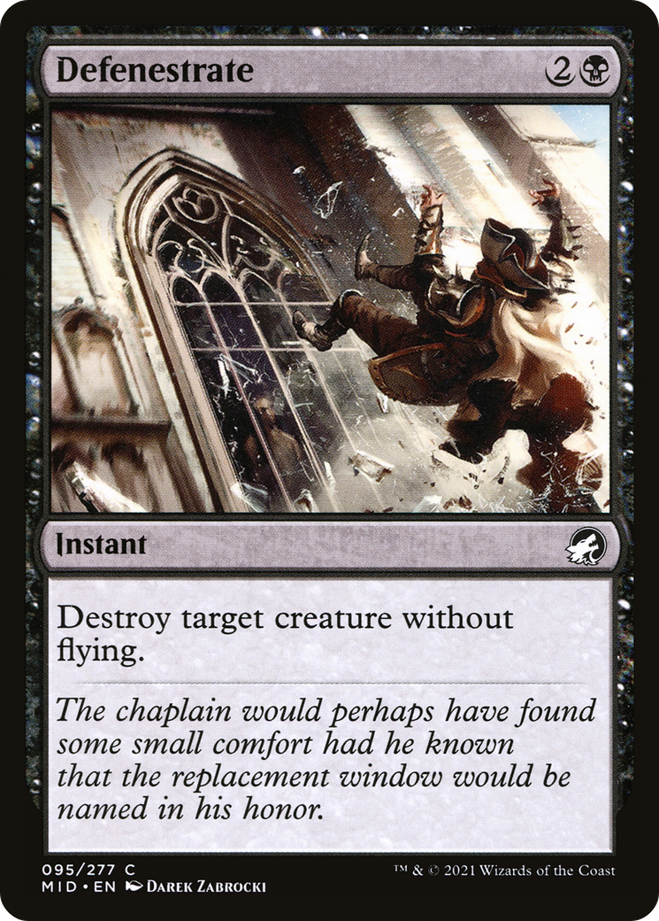 Defenestrate (095) - Innistrad: Midnight Hunt Foil