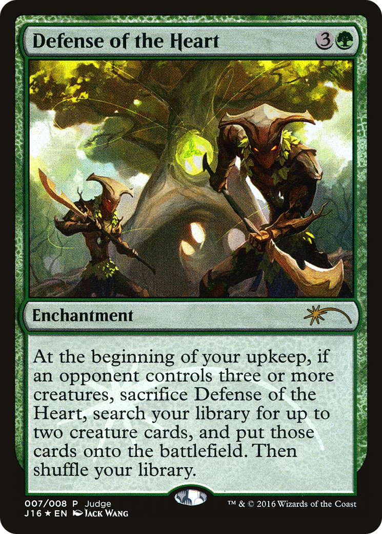 Defense of the Heart (007) Foil - Judge Gift Cards 2016