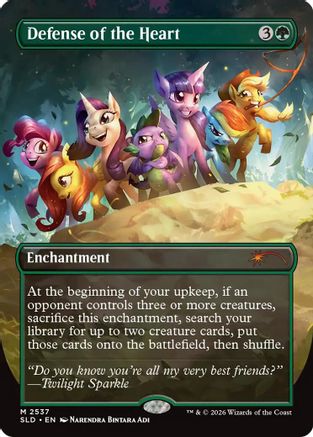 Defense of the Heart (2537) Foil - Secret Lair Drop Series