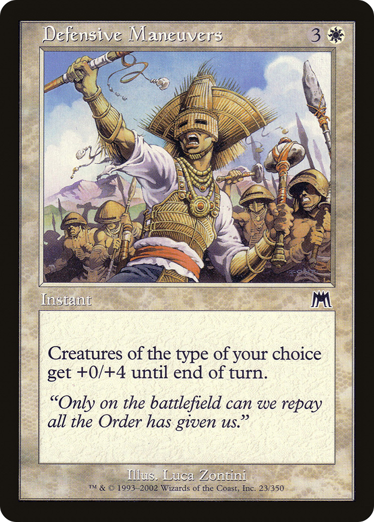 Defensive Maneuvers (023) Foil - Onslaught