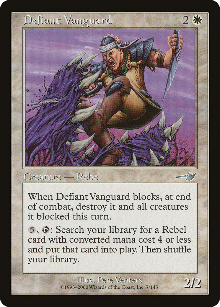 Defiant Vanguard (007) Foil - Nemesis
