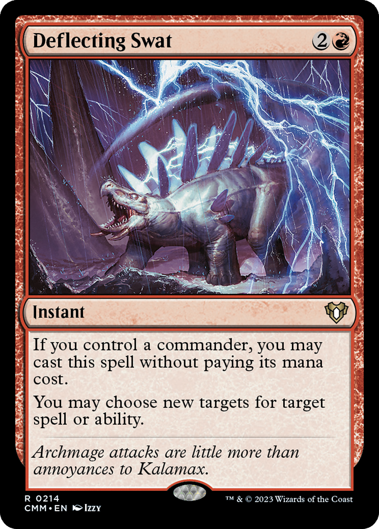 Deflecting Swat (214) Foil - Commander Masters