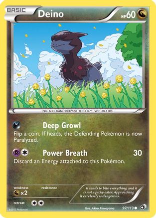 Deino (97) Reverse Holofoil - Legendary Treasures