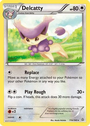 Delcatty (114) Reverse Holofoil - Primal Clash