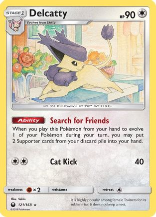 Delcatty (121) Reverse Holofoil - Celestial Storm