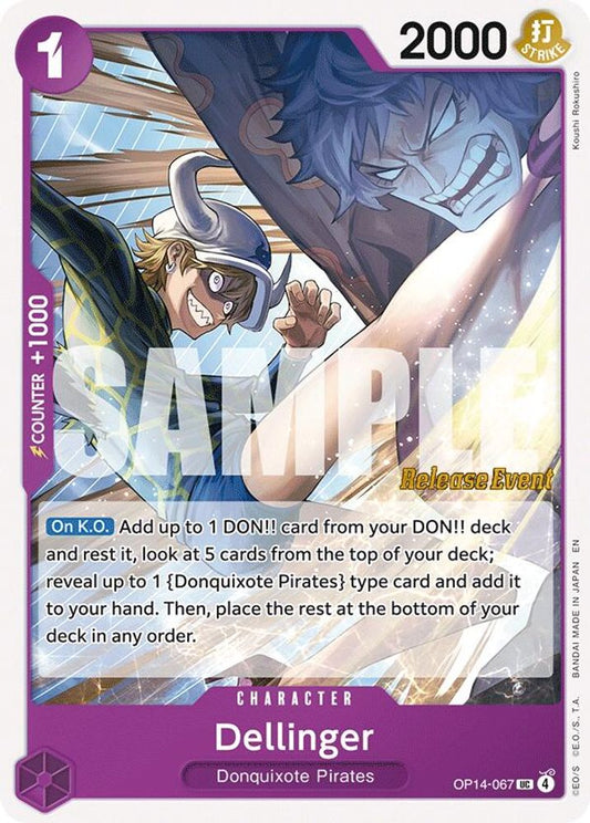 Dellinger (OP14-067) Release Event Cards