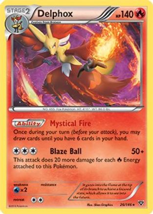Delphox (Deck Exclusives) (26) - XY Base Set