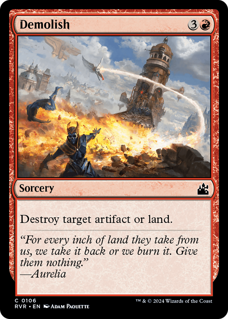 Demolish (106) Foil - Ravnica Remastered