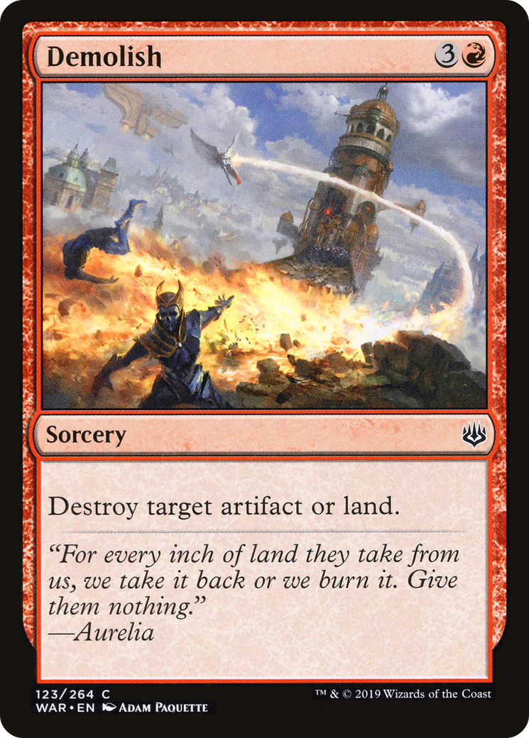 Demolish (123) - War of the Spark Foil