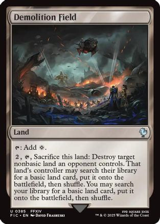 Demolition Field (385) - Commander: FINAL FANTASY