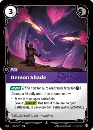 Demon Shade (102) Foil - Radiance