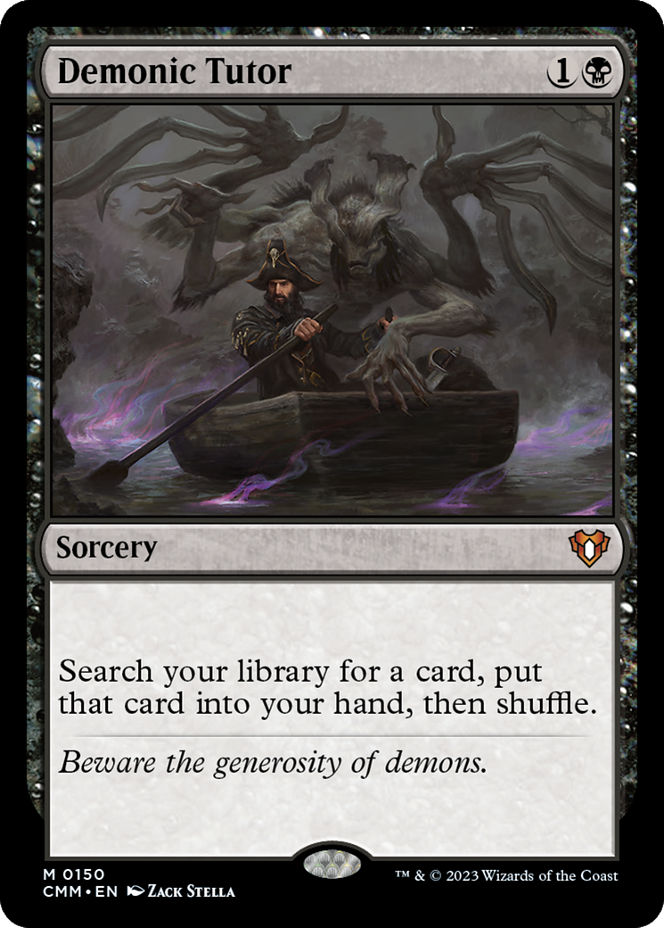 Demonic Tutor (150) Foil - Commander Masters