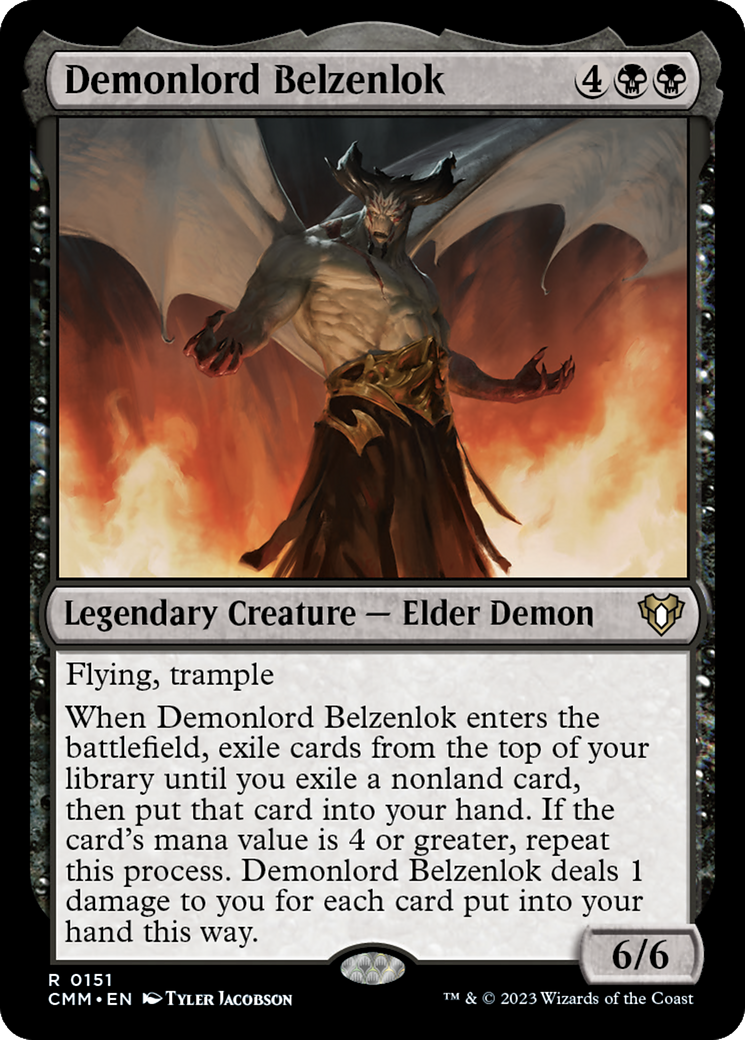 Demonlord Belzenlok (151) - Commander Masters