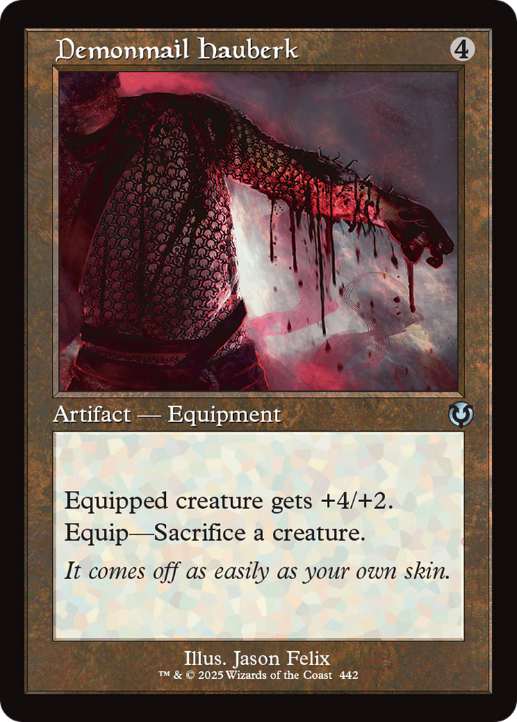 Demonmail Hauberk (Retro) (442) Foil - Innistrad Remastered