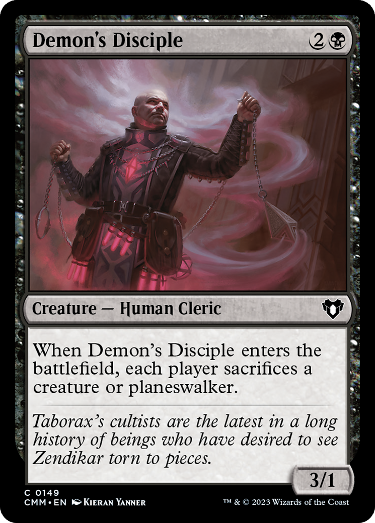 Demon's Disciple (149) Foil - Commander Masters