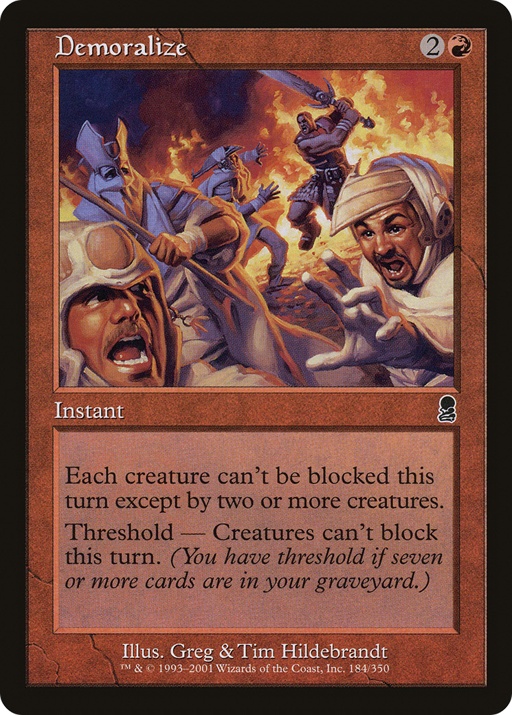 Demoralize (184) Foil - Odyssey