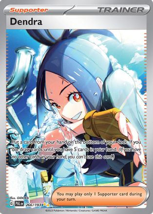 Dendra (Alternate Full Art) (266) Holofoil - Paldea Evolved
