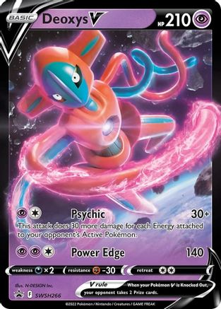 Deoxys V (SWSH266) Holofoil - Black Star Promos