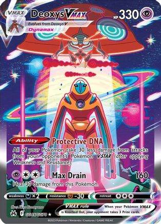 Deoxys VMAX (Alternate Full Art) (GG45) Holofoil - Crown Zenith