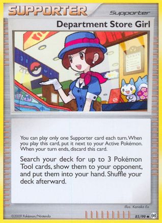 Department Store Girl (85) Reverse Holofoil - Arceus