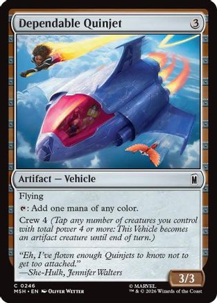 Dependable Quinjet (246) - Marvel Super Heroes