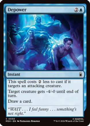 Depower (050) Foil - Marvel Super Heroes