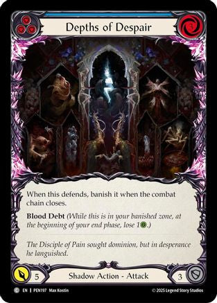 Depths Of Despair (Blue) (PEN197) Rainbow Foil - Compendium of Rathe